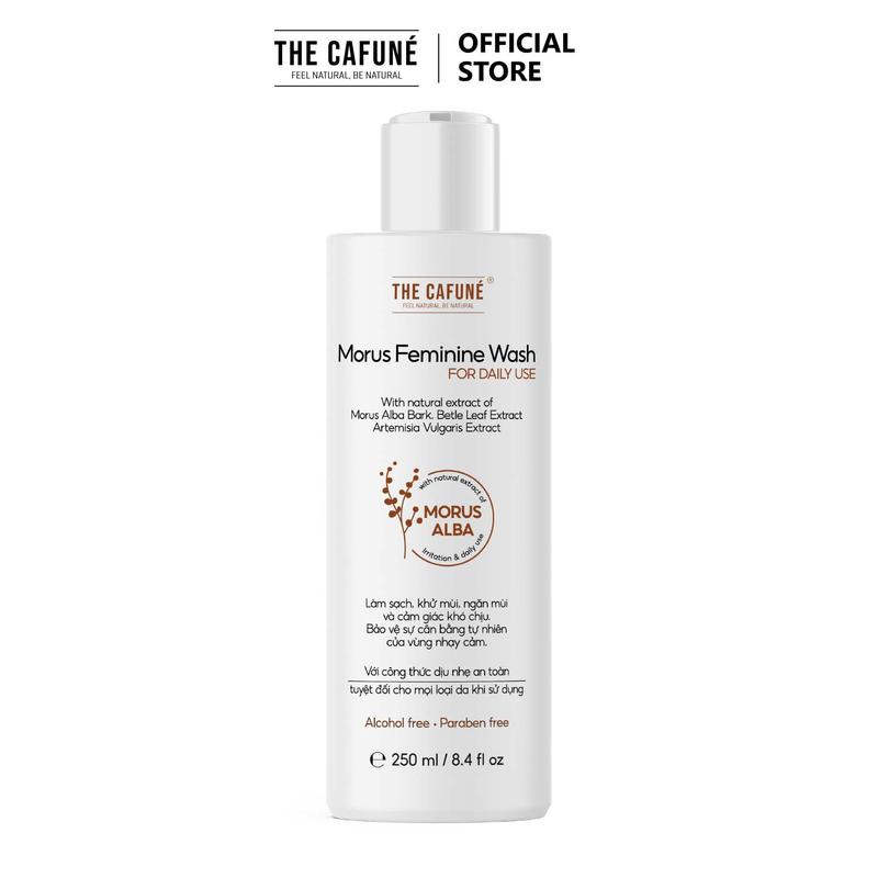 Dung Dịch Vệ Sinh Phụ Nữ Morus Feminine Wash The Cafuné, Chiết Xuất Dâu Tằm 225ml