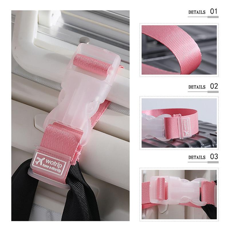Product Introduction of Adjustable Travel Trolley Case Luggage Hanging Buckle Straps Luggage Accessories Suitcase Bag Straps Belt Lock Hooks Travel 21