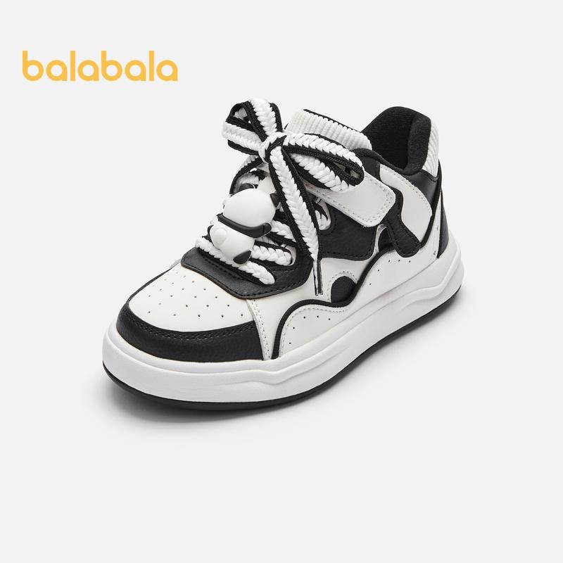 TĂNG SIZE Giày Thể Thao Trẻ Em balabala Cho Bé Trai Và Bé Gái Lót Lông Cừu Phong Cách Thường Ngày Chống Trượt Thích Hợp Cho Mùa Thu Và Mùa Đông 2025