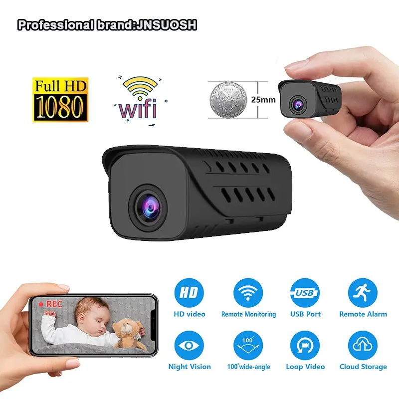 CCTV HD 1080P Mini Security Camera WiFi IP Mini Camera Infrared Night Vision Smartphone APP Watch