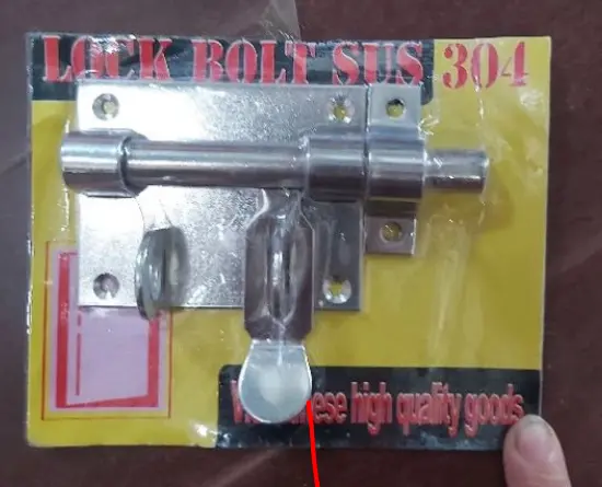1 Cái Chốt khóa cửa inox 304, then gài cửa, chốt cửa cổng, khóa cửa cổng chống rỉ sét bền bỉ theo thời gian 6