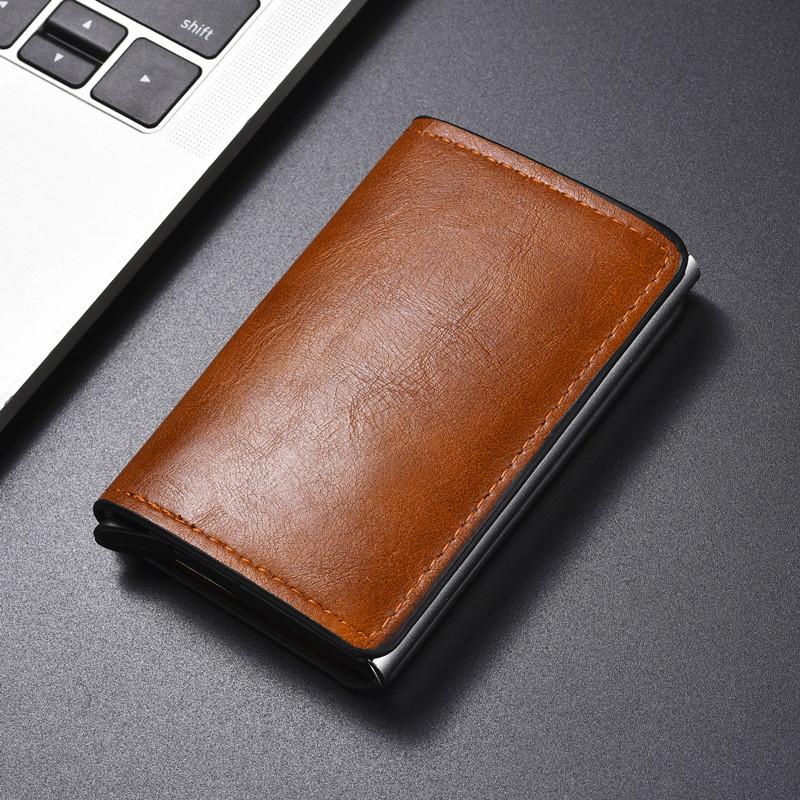 Product Introduction of Lightweight anti-theft and anti-magnetic metal card case, business aluminum alloy card case, card holder bag for men 4