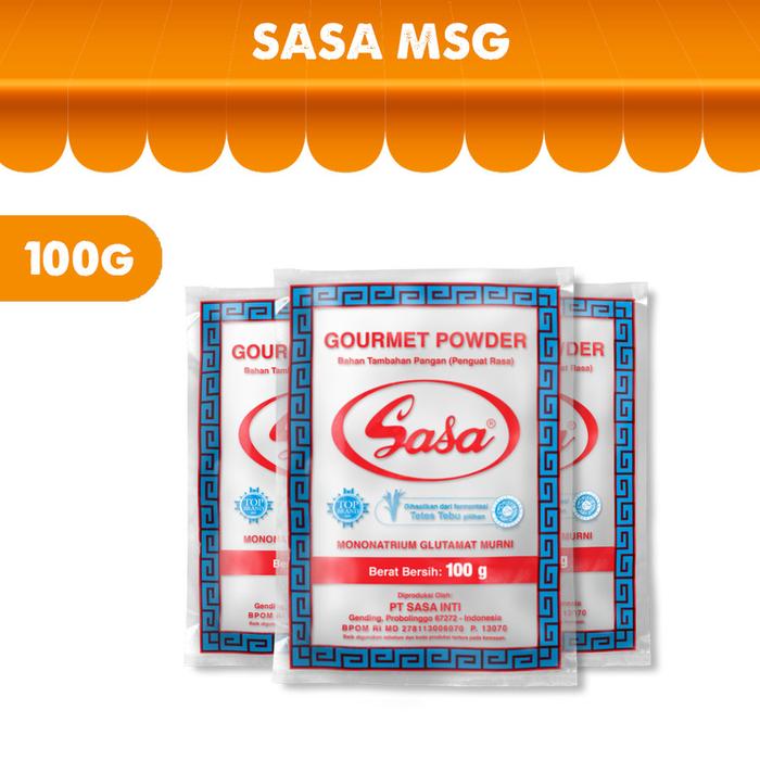Gambar SASA MSG Kemasan 100gr - 3pcs - - dari Sasa Melezatkan Kota Administrasi Jakarta Timur Tokopedia