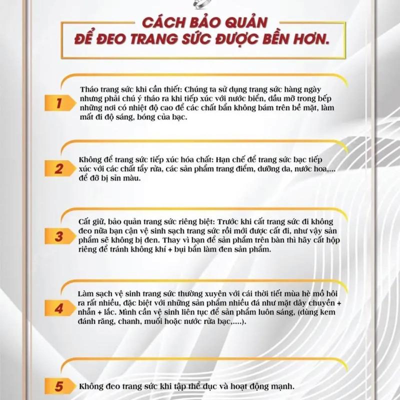 Nhẫn nữ bạc ta ổ đá 6 chấu dày dặn _Bạc đẹp Hải Hạnh HHJ nhan  bac Women 5