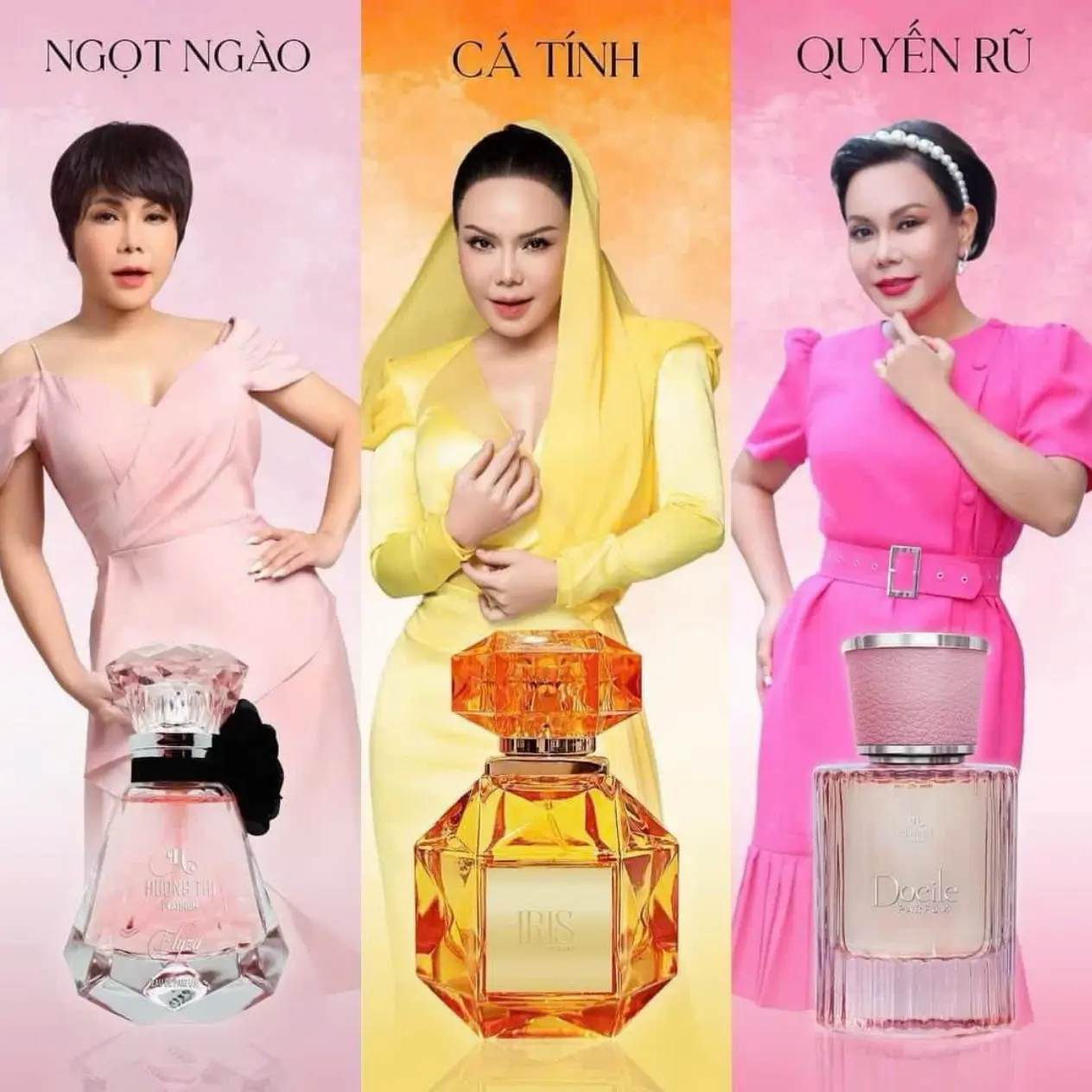 Combo 3 mẫu thử Nước Hoa Nữ 1.5ml Hương Thị, Nước Hoa Hiện Đại, Gợi Cảm, Quyến Rũ Cosmetic Perfume Women Xịt Thơm