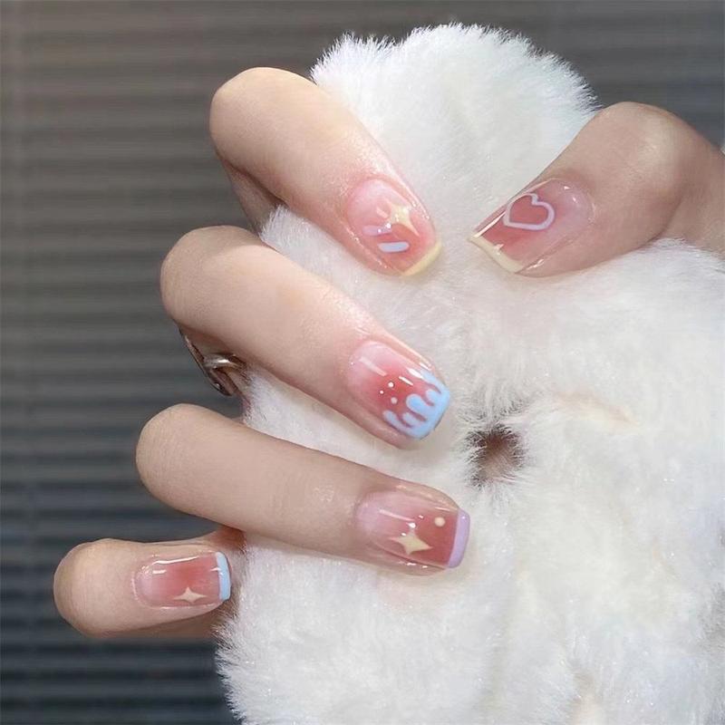 Product Introduction of 24 PCS Waterproof Foil Gel Nail Stickers Self-Adhesive Simple Gel Nail Polish Strips Glittering Gel Nail Decals DIY NAil Art Making 14