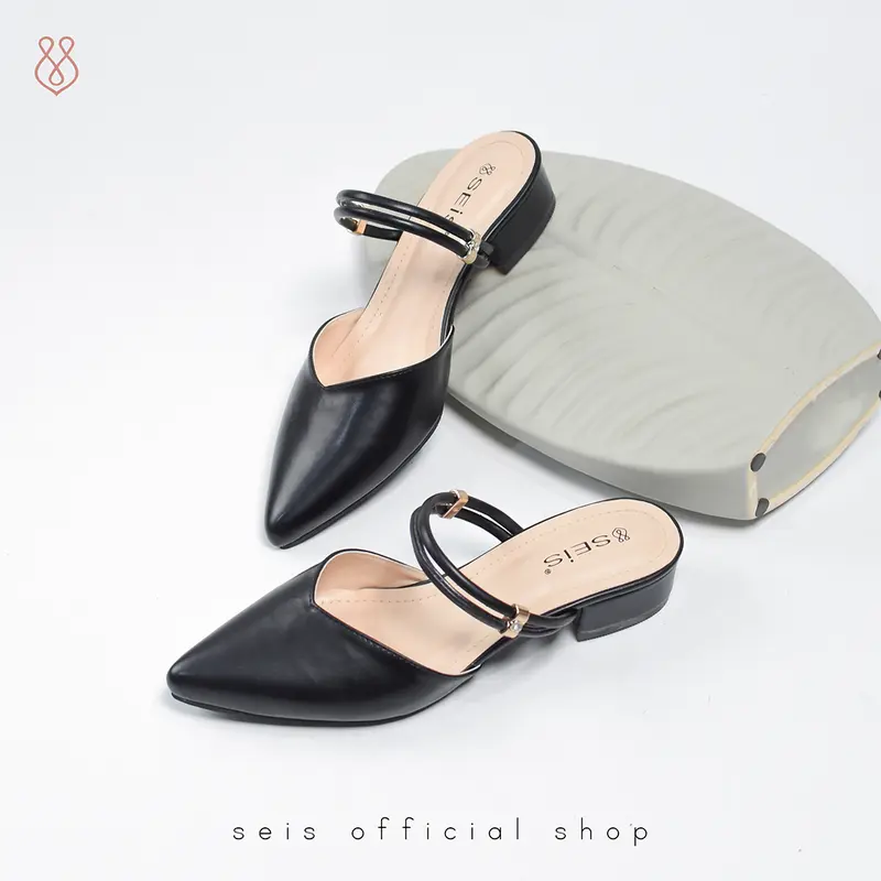 SEIS Joy Mules Wanita Heels 3 cm  Sendal 6