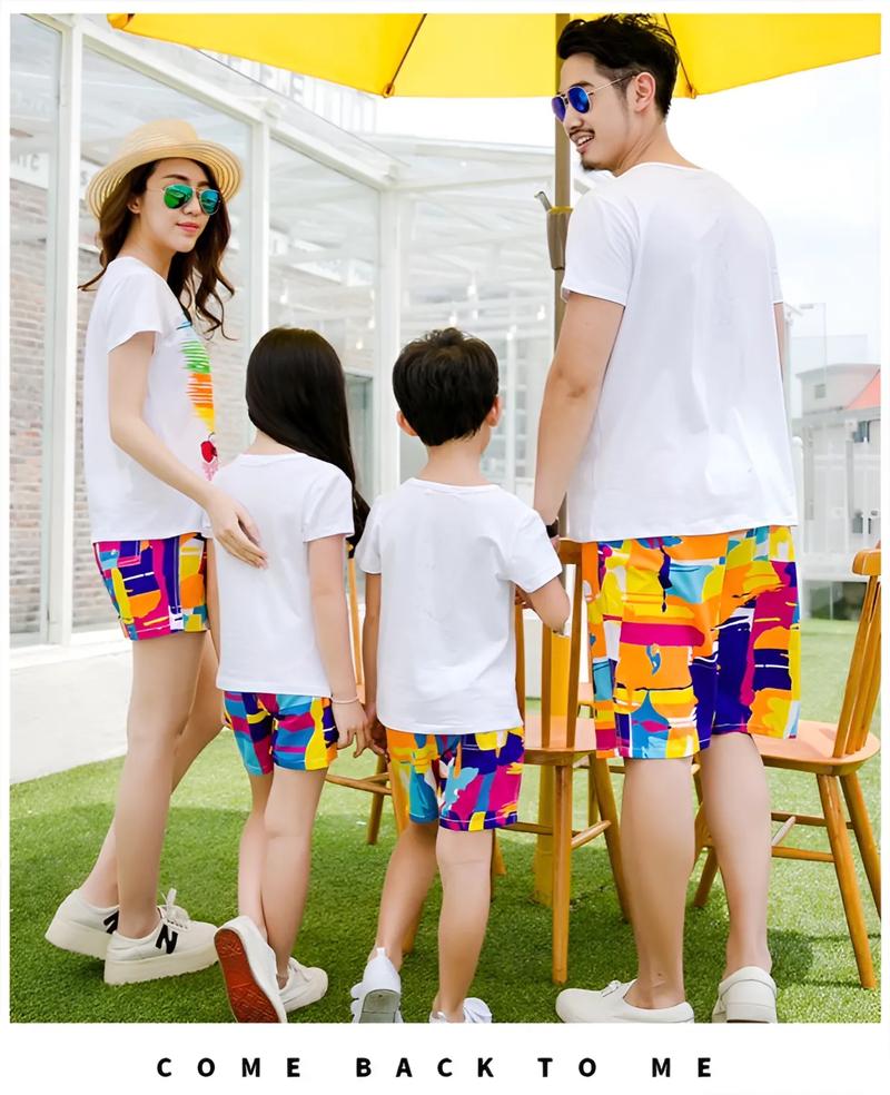 Product Introduction of Áo thun gia đình hoạ tiết nổi bật cho cả nhà đi biển, đi du lịch mát mẻ - chất vải cotton mềm, mịn, thoáng TA046 35