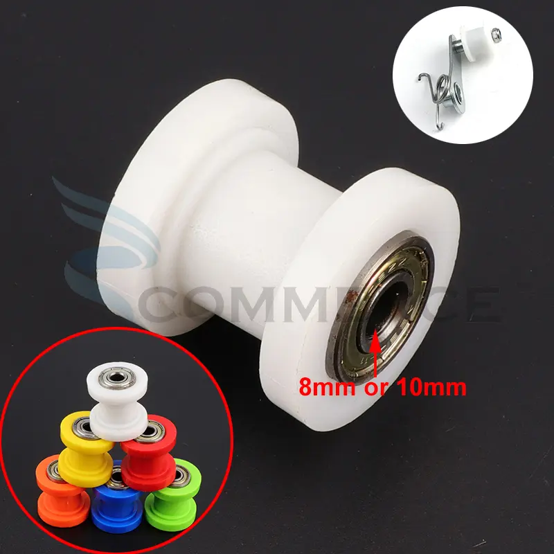 8mm/10mm Wheel Tensioner Guide Drive Chain Roller Pulley For ATV CRF CR XR Enduro Motorcycle Motocross Dirt Bike parts