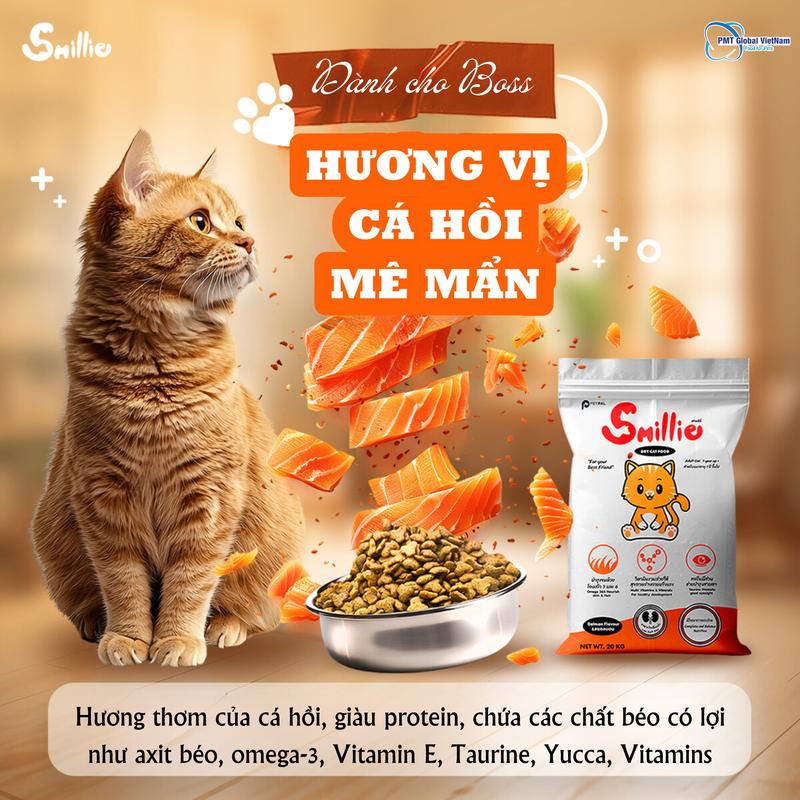 [Túi 1kg] Hạt Smillie cho mèo giảm mùi hôi phân - Dành cho mèo trưởng thành 5