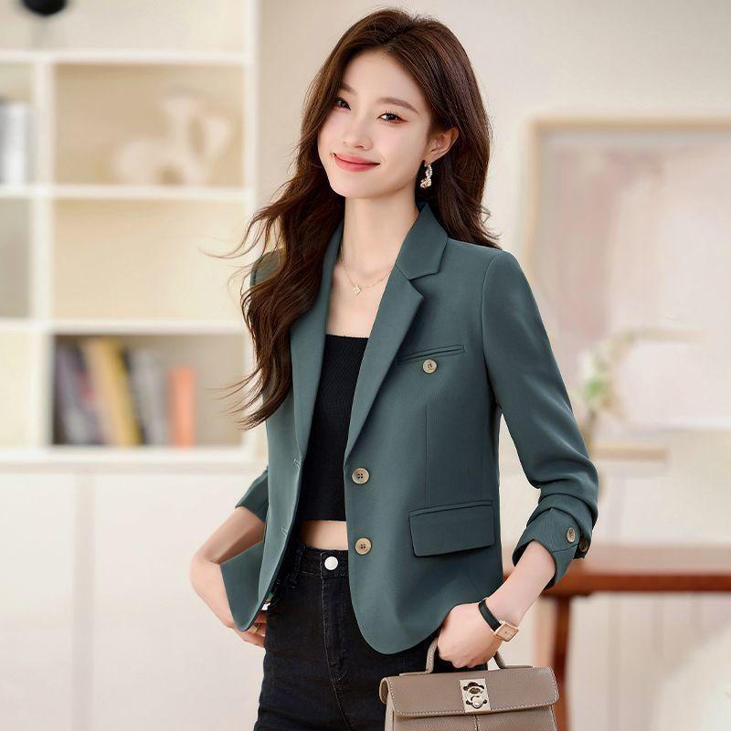 Product Introduction of Áo Khoác Vest Ngắn, Cao Cấp, Thích Hợp Cho Mùa Xuân Và Mùa Thu, Hàng Mới Về Năm 2025, Phong Cách Thường Ngày Nhỏ Thanh Lịch, Bộ Đồ Công Sở, Dành Cho Nữ, Áo Trên Top Women 3