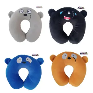 Bantal leher travel bantal leher animasi