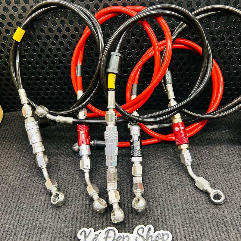 dây dầu hel inox có ngắt dầu thái - gắn heo 2pis 4pis - lắp đặt dễ dàng