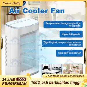 Kipas Pendingin Tahan Lama / AC Portable Air Cooler Super Dingin 200ml / Kipas Angin Portable Mini kualitas tinggi Bisa ditambah es batu KIPAS Angin PENDINGIN MINI AC PORTABLE AIR COOLER MOBIL DAN RUANGAN Kipas Angin AC Humidifier PORTABLE AIR