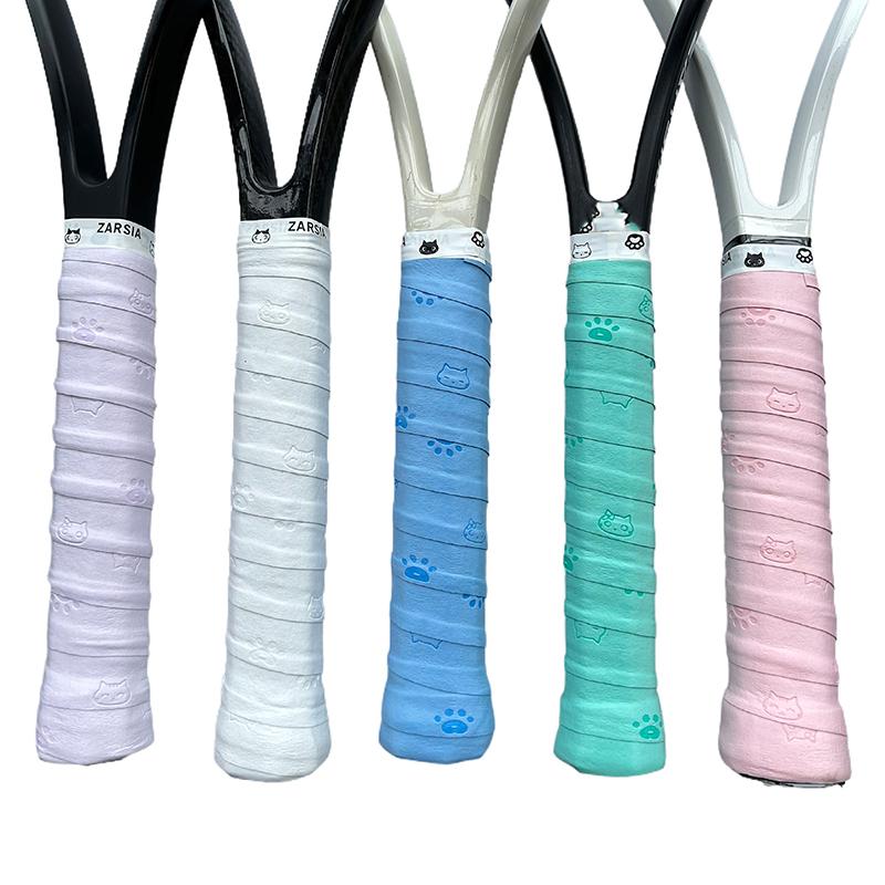 Wrapped Tennis Racket 1Pc Tacky Feel Anti-slip Tennis Overgrip Tennis Racket Tenni - TikTok ...
