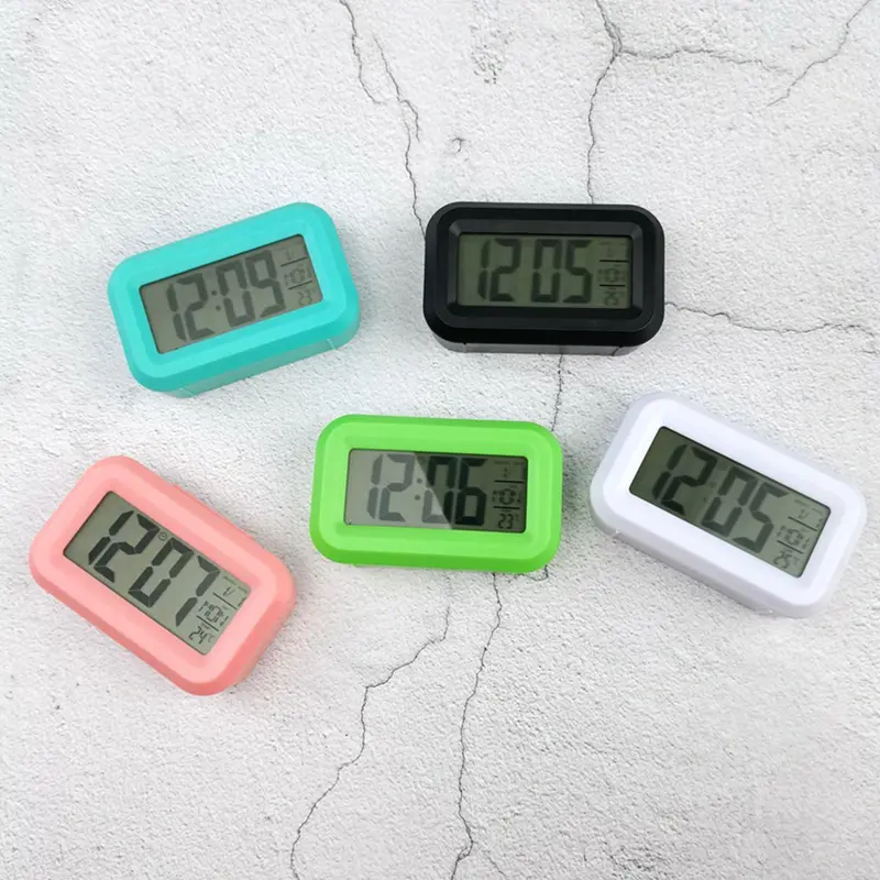 Đồng Hồ Báo Thức Kỹ Thuật Số LED, Đồng Hồ Hẹn Giờ Nhà Bếp, Chữ Số Lớn, Hiển Thị Báo Thức, Để Nấu Ăn, Đồng Hồ Để Bàn, Q6P2 Decor Decor Phòng 8