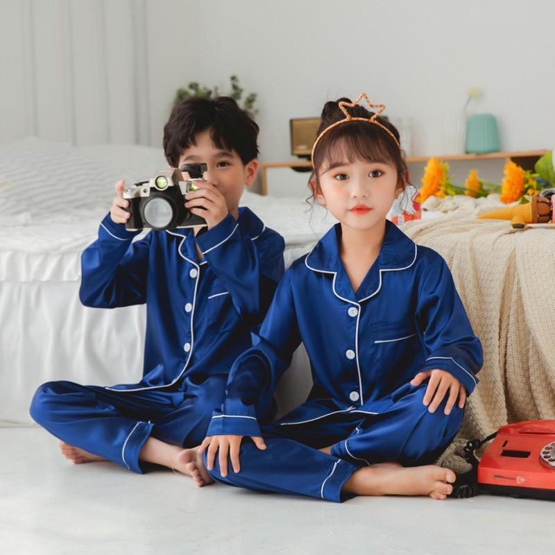 Product Introduction of ชุดนอนเด็กซาตินขายาวแขนยาว 3-11ขวบ มี 7 สี 32