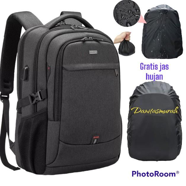 Gratis jas hujann Tas Ransel Kerja Tas Ransel laptop ,tas ransel sekolah anak laki laki Tas Punggung Laptop Tas Kantor 3