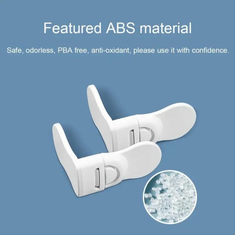 2pcs Door Lock Latches, Multi-functional Drawer Door Locks, Home Anti-pinch Door Locks 1