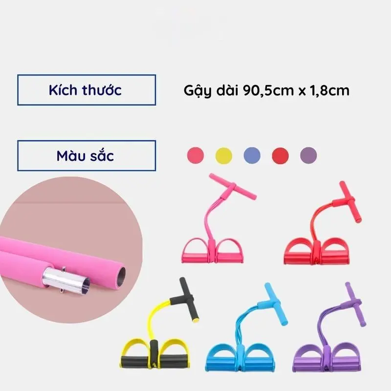 Tập Gym, Tập Yoga Dây Kháng Lực Tập Cơ Tay, Tập yoga, Cao su,Dây tập gym chữ B dụng cụ tập gym dây tập kháng lực Prowin Fitness đàn hồi tập cơ bụng eo lưng tại nhà Dây Kháng Lực Cao Su Tập Chân 3