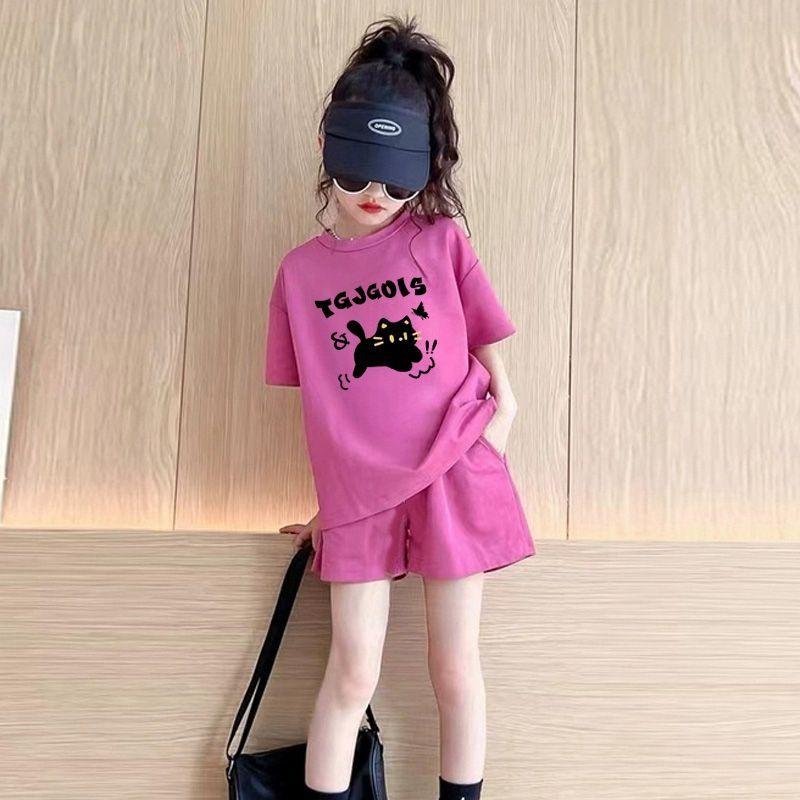Bộ Đồ Mùa Hè Cho Bé Gái, Thời Trang Phong Cách Phương Tây, Quần Đùi Trẻ Em Mùa Hè, Bộ Đồ Hai Mảnh Thể Thao Đi Chơi, Hàng Mới Về Năm 2025, Bán Chạy Cửa Hàng 1