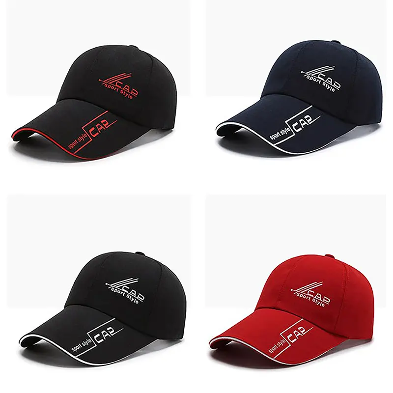 Unisex Hat Plain Sun Visor Hat Outdoor Dustproof Baseball Cap Solid Color Fashion Adjustable Leisure Caps