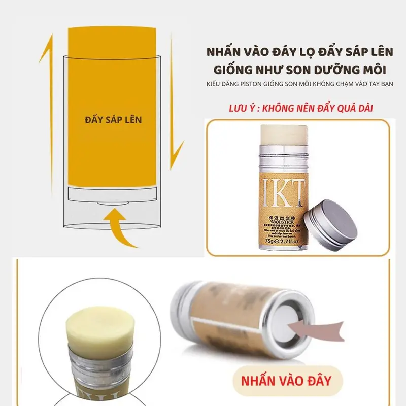Sáp vuốt tóc giữ nếp tóc con 75g SISU COSMETICS 5
