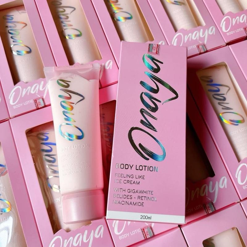 COMBO SỮA TẮM 1300ml + KEM BODY LOTION (mua 1 sữa tắm tặng 1 tuýp body onaya ) 2