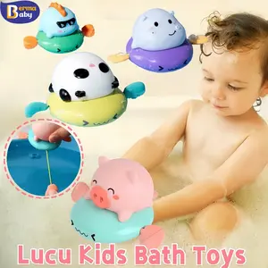 Berma Baby Lucu Kids Bath Toys / Mainan Air Binatang Berenang Baby Toys Water / Mainan Pantai Outdoor Perang Air