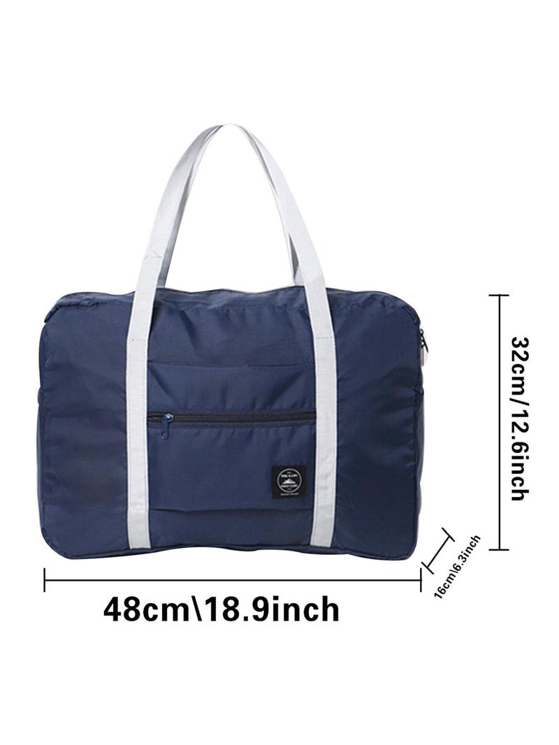 Product Introduction of Letter Pattern Travel Bag, Large Capacity Duffle Bag, Weekend Overnight Bag, Closet Organizer Tote Bag, Fashion Women Weekend Bag, Travel Carry Bag 1