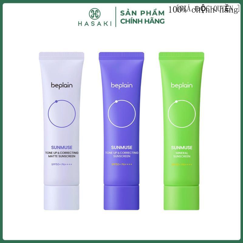 [GIÁ ĐỘC QUYỀN ] Kem Chống Nắng Beplain Sunmuse Sunscreen SPF50+ PA++++ 50ml Hasaki Sản Phẩm Chính Hãng [Độc quyền live Beauty]