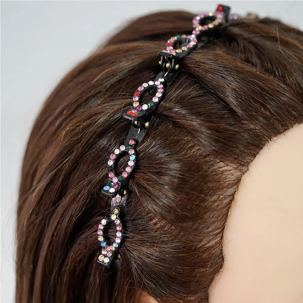 Fashion Headband With Clip For Women Korean Style Hairband Hair Accessories F0B7