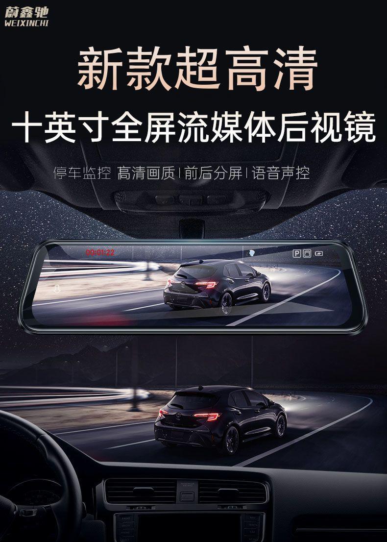 Product Introduction of Driving Recorder Front and Rear Double Recording HD Night Vision 1080P Parking Surveillance 360 Panoramic Reversing Image New 2