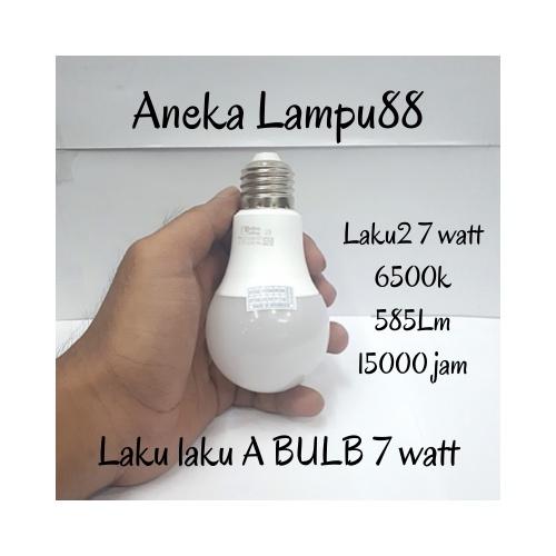 Jual Lampu Bohlan LED Paket 10 PCS Laku laku 7 WATT A Bulb Putih- lampu ...