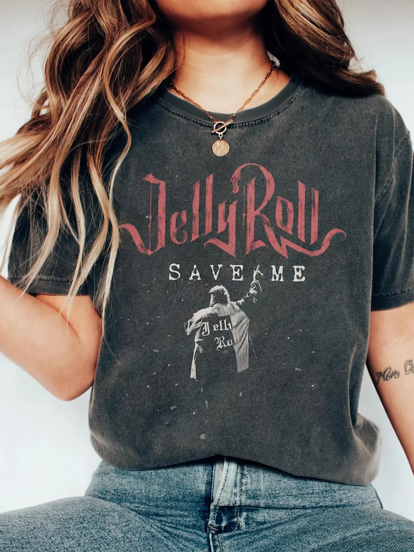 Women's  Graphic Print Round Neck Tee, Vintage Trendy Casual Short Sleeve T-shirt for Daily Wear, Ladies Summer Wear