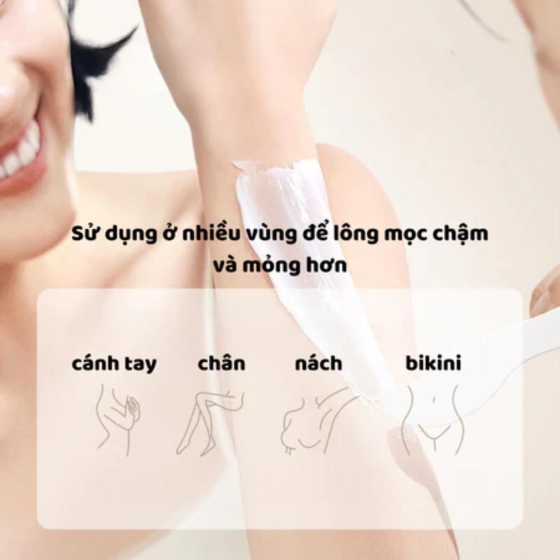 (COMBO 2) Kem Tẩy Lông OTOU Toàn Thân Nách, Tay 120G | Wax Lông An Toàn, Không Đau, Không Kích Ứng, Dành Cho Mọi Loại Da, Dùng Cho Cả Nam Và Nữ 7