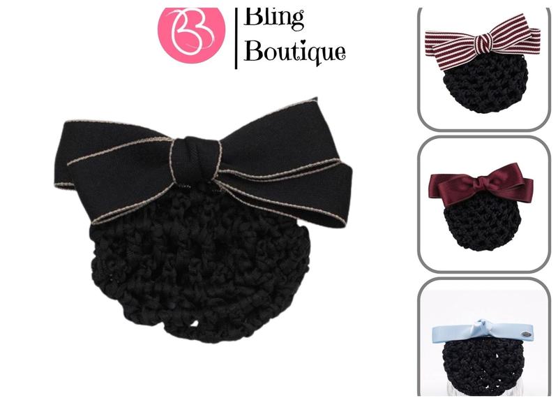 Kẹp tóc búi lưới Tiếp viên hàng không ngân hàng-Phụ kiện tóc chuyên nghiệp-Trung niên-Bling Boutique