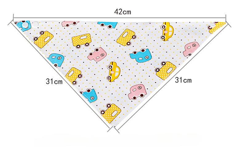 Product Introduction of Baby Bibs 100% Cotton for Boys & Girls Super Cartoon Soft Absorbent Feeding Bibs Newborn Bib Baby burp cloths 3