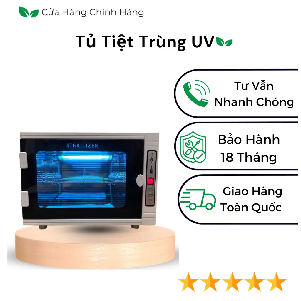 Tủ tiệt trùng dụng cụ tia UV Không dùng nhiệt MSD-208 chính hãng