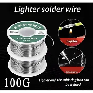 [COD] 100g Kawat solder baru kawat timah solder universal kawat solder listrik nikel tembaga tanpa bersih kawat solder besi solder baru kawat artefak las baru Alat pengelasan kawat solder kemurnian tinggi yang sangat praktis.