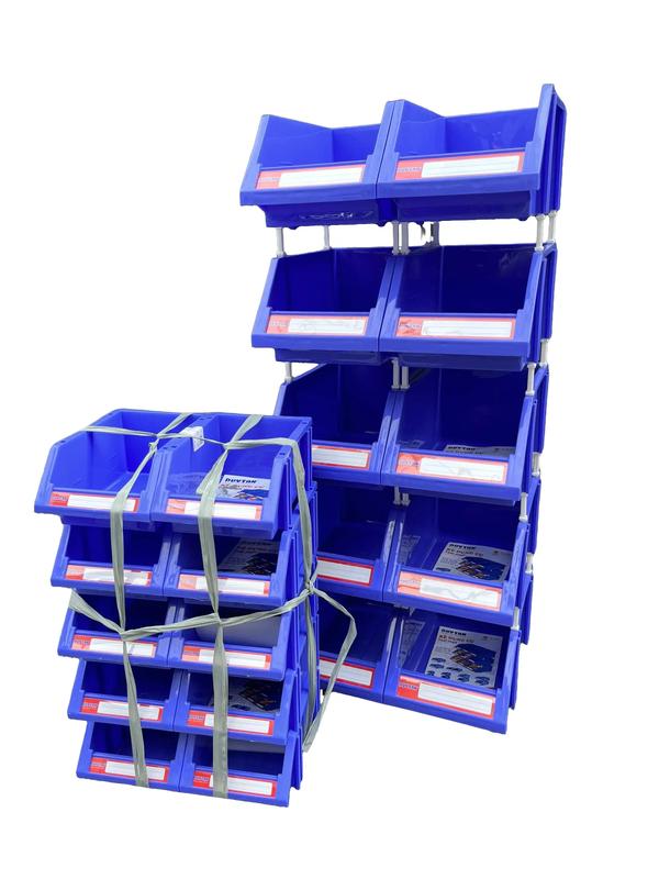 Combo 10 khay kệ dụng cụ loại nhỏ, khay đựng linh kiện, ốc vít, bu lông kích thước 12x18x8cm 0