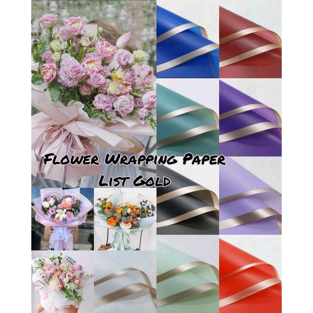 5 Lembar Kertas Buket Free Packing!!! Flower Wrapping paper list - Shop ...