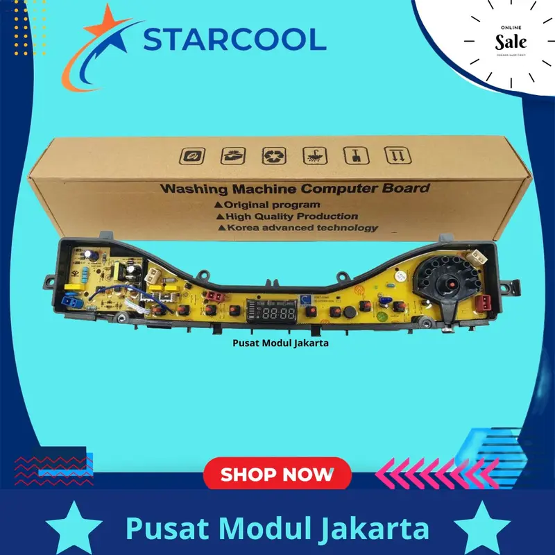 modul pcb mesin cuci POLYTRON PAW 7511 / PAW 8511 / PAW 9511 1