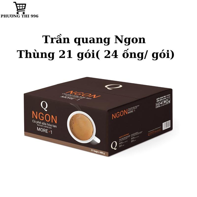 Thùng cà phê sữa Trần quang Ngon ( 21 gói/thùng) Coffee Cafe
