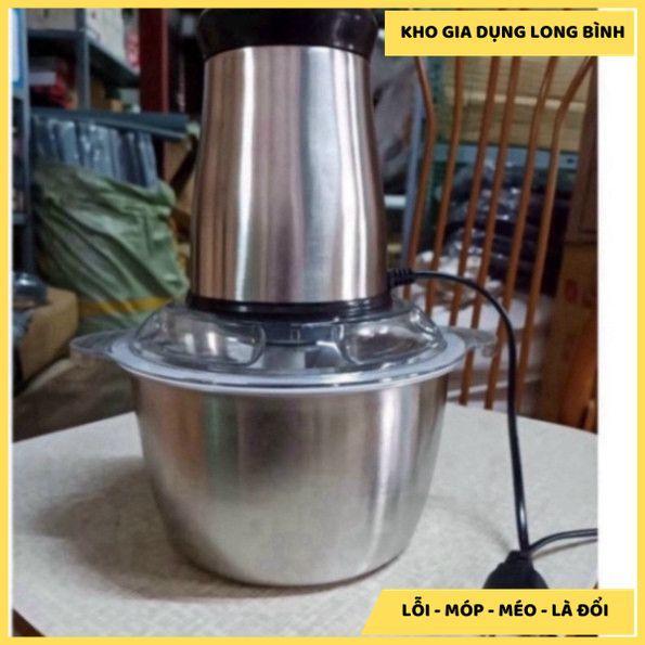 [ LOẠI 1 ] Máy xay đa năng 2L cối inox 304 4 lưỡi đa năng công suất 2500w, máy xay bear mini cầm tay siêu khỏe dễ dàng sử dụng NEW 2