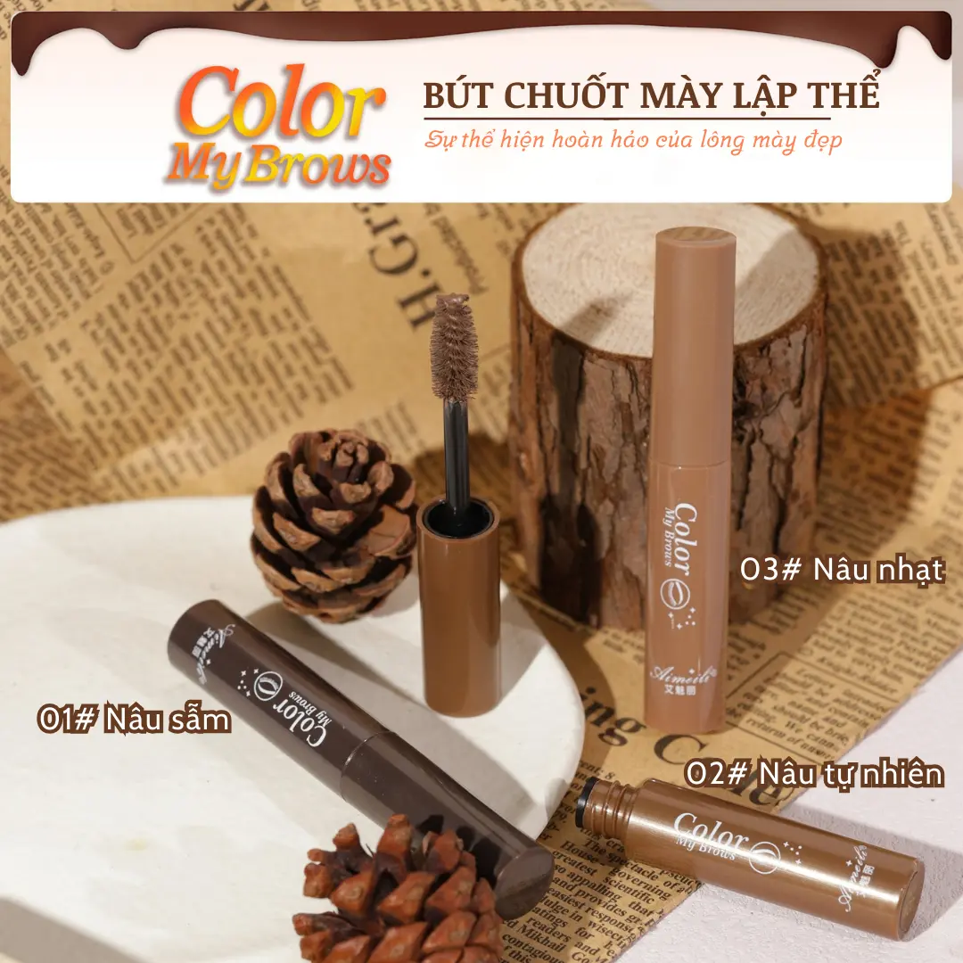 MASCARA CHUỐT MÀY, Chống Thấm Nước Và Chống Mồ Hôi