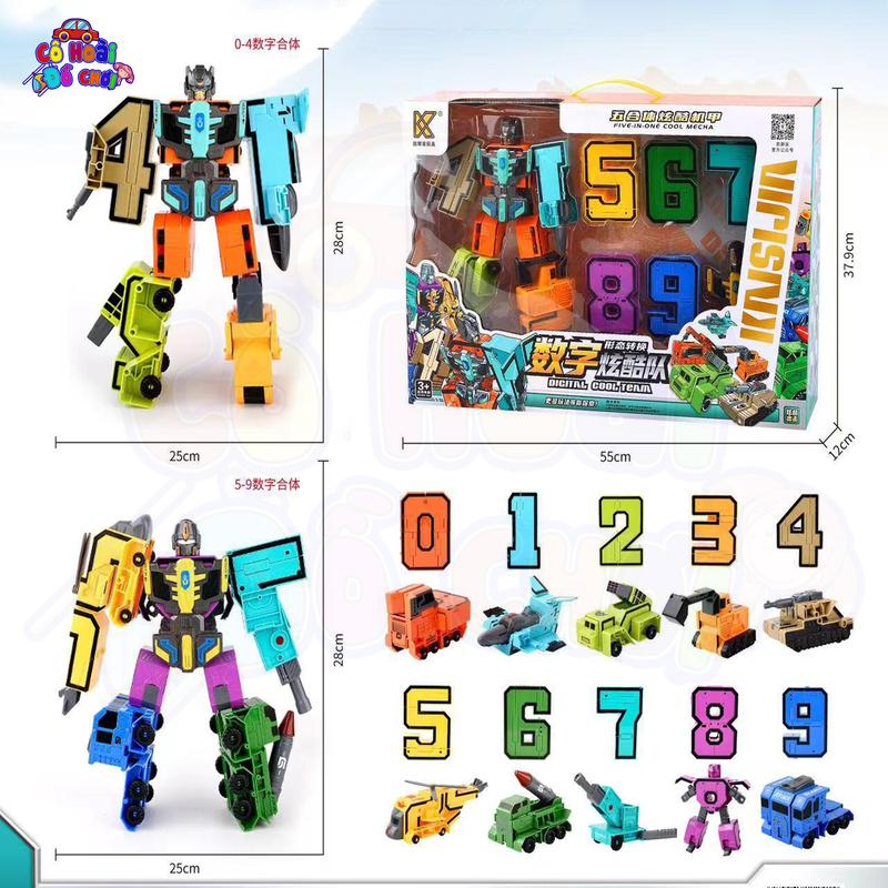 Đồ Chơi Lắp Ráp Số Thành Robot Loại Xịn