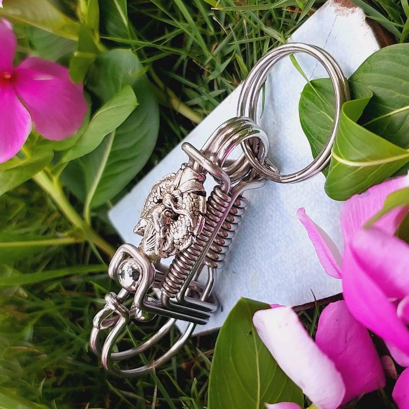 móc  treo chìa khóa mặt rồng huyền bí 4