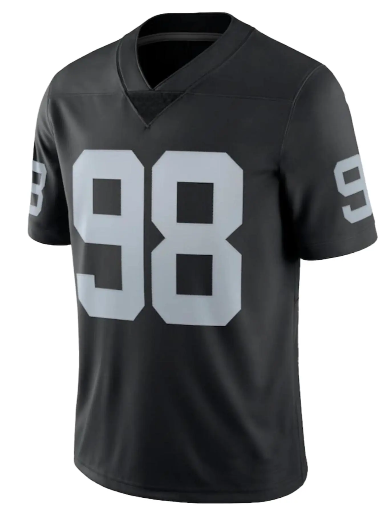 【Plus Size】 Number Print Short Sleeve T-Shirt, Loose Casual Breathable V Neck Sports Tee, Men's Plus Size Top for All Seasons