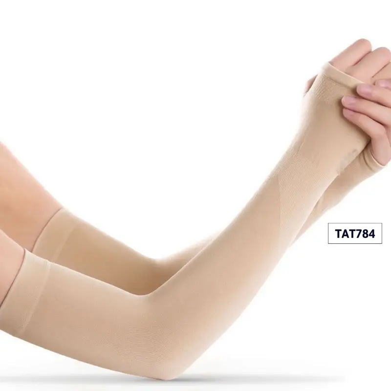 TAT784 Một đôi găng tay chống nắng Hàn Quốc xỏ ngón Let's Slim đủ màu dày dặn ngăn tia UV MiniCat 4
